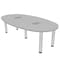 Skutchi Designs 45.25 in W, 84 in L, 29 in H, Engineered Wood Top, Grey H-BOVL-4684-PT-01-EL - alternate 1